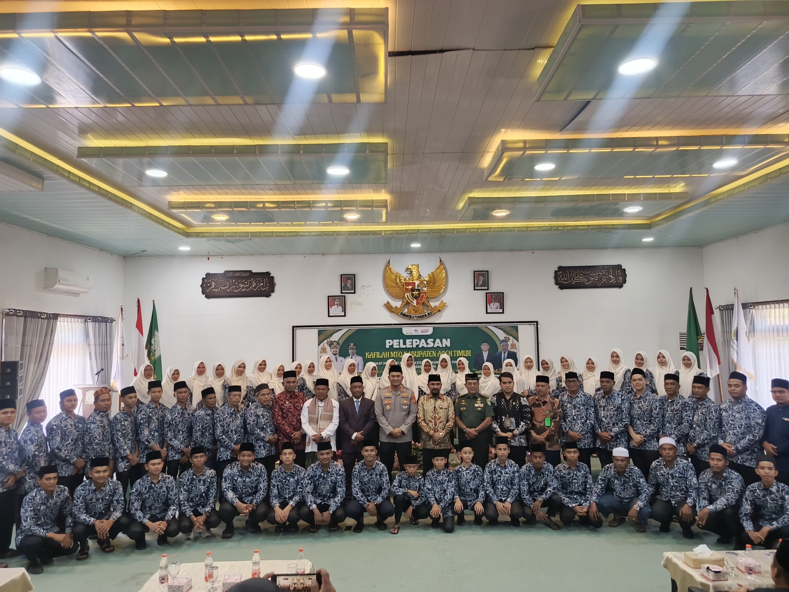 Bupati Aceh Timur Lepas 58 Kafilah MTQ ke Pidie Jaya