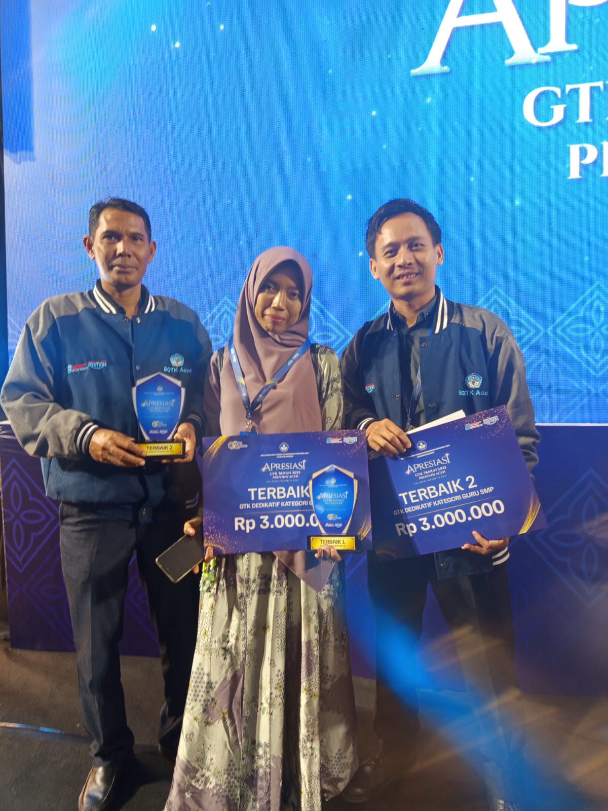 5 Guru Aceh Timur Raih Penghargaan Apresiasi GTK 2025