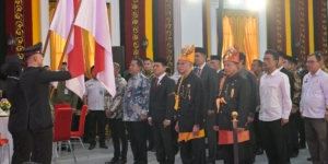 Wagub dan Sekda Aceh Saksikan Penganugerahan Gelar Kehormatan untuk Tito Karnavian dari Wali Nanggroe