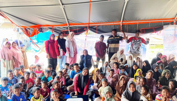 Medco E&P Malaka Beri Dukungan Psikososial bagi Anak Terdampak Banjir di Aceh Timur