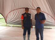 Tagana Aceh Tamiang Kolaborasi Kemensos Siapkan Tempat Sambut Mensos
