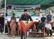 Bupati Al- Farlaky Kunker Ke Simpang Jernih, Tinjau Jembatan Gantung dan Progres Huntara