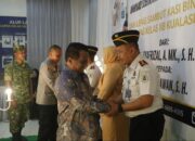 Sertijab Kalapas Kelas II-B Kualasimpang Dihadiri Wabup Ismail