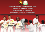Sabet 5 Medali, 13 Nomor Kontingen Kempo Aceh Timur Segel Tiket PORA XV Di Aceh Jaya