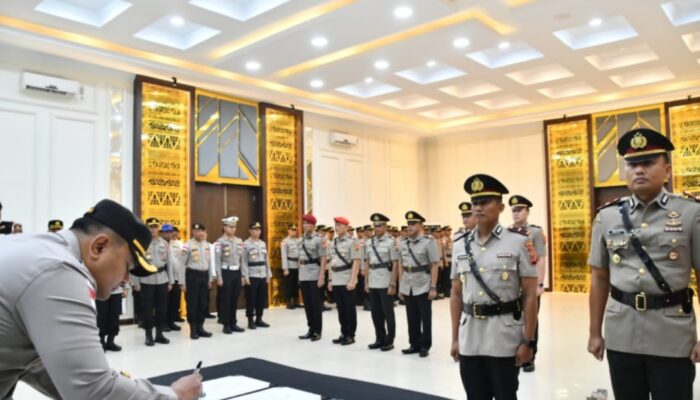 Kapolres Aceh Timur Lantik 4 Pejabat Baru, Minta Jaga Profesionalisme