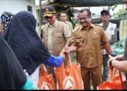 Progres Bangunan Huntap In Situ di Desa Sriwijaya Ditinjau Wabup Ismail dan Kepala BNPB