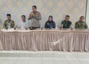 Kapolsek Seruway Temu Ramah dengan Muspika di Aula Kantor Camat Setempat