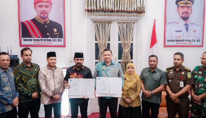 Sinergi Berantas Narkoba, Bupati Al-Farlaky Terima Kunjungan Kepala BNN Aceh di Pendopo Idi