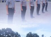 Kapolres Aceh Tamiang Pesan Ini Saat Upacara Kenaikan Pangkat 52 Personil