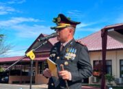 Kapolres Aceh Tamiang Saat Pimpin Upacara Hari Bhayangkara, Pengabdian Polri untuk Masyarakat