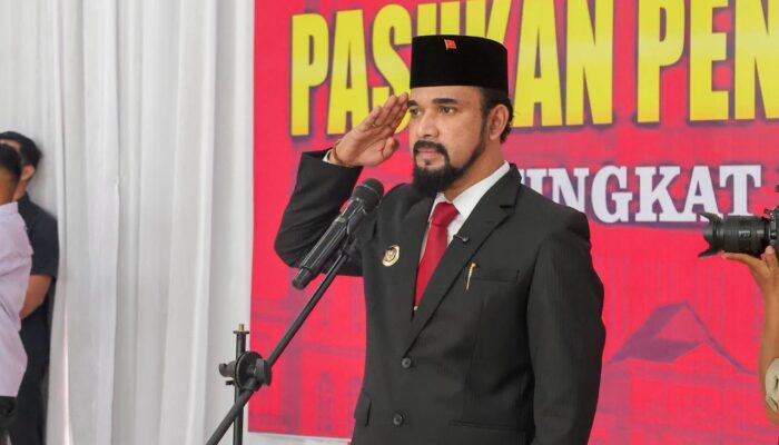 Bupati Al-Farlaky Kukuhkan 75 Paskibraka Aceh Timur Tahun 2026