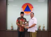 Bupati Al-Farlaky Temui BNPB Bahas Dana Banjir Tahap II