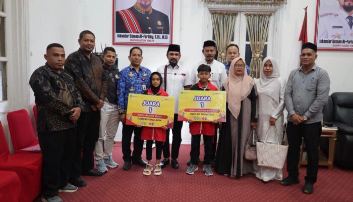 Bawa Misi Harumkan Daerah, Dua Talenta Muda Aceh Timur Siap Berlaga di O2SN Nasional, Bupati Al-Farlaky Janjikan Reward 