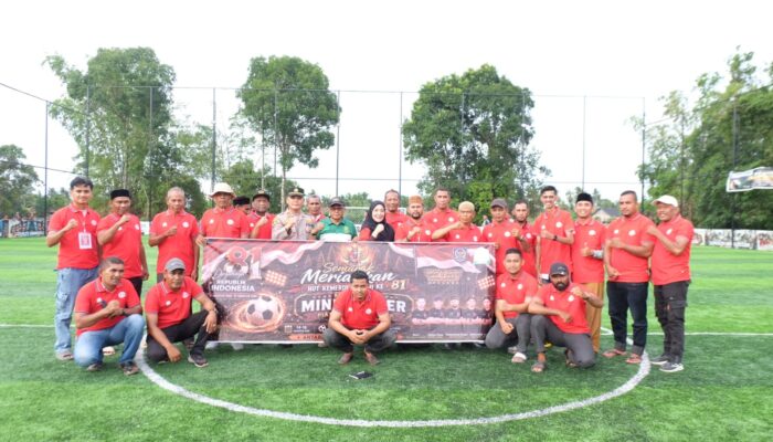 Turnamen Mini Soccer Piala HUT RI ke-81 Forum Keuchik Kecamatan Idi Rayeuk Resmi Dibuka