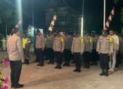 Kapolsek Seruway Pimpin Apel Gabungan Patroli Kamtibmas Jelang Hari Damai Aceh ke – 21