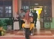 Sekcam Seruway Pimpin Gladi Upacara 17 Agustus di SMAN 1 Setempat