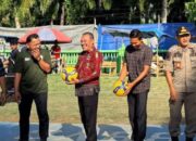 Plt. Sekda Syuibun Anwar Buka Turnamen Bola Voli Piala Datok Penghulu Cup I