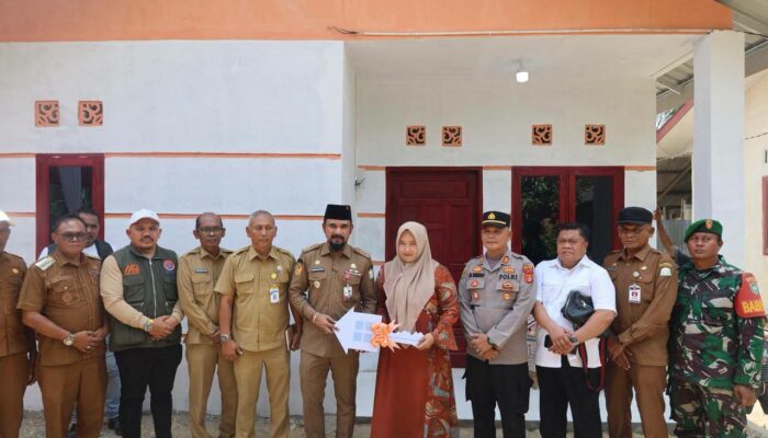 Bupati Al-Farlaky Launching Pembangunan Huntap Korban Banjir Aceh Timur